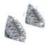 Native American Genuine Sterling Silver Hook Dangle Earrings JX123173
